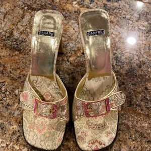 Casadei rhinestone heels